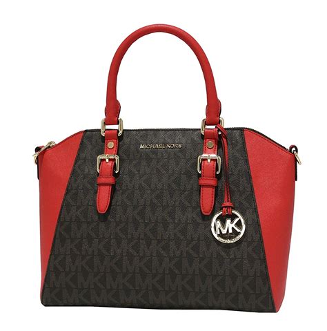 michael michael kors ciara large top zip satchel 